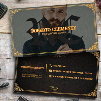 Carte de visite professionnelle de salon de coiffu