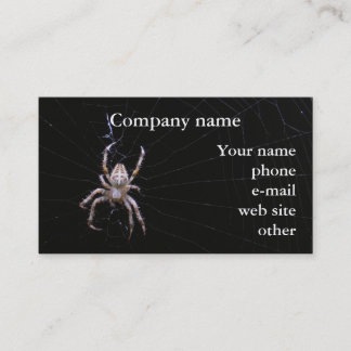 Carte de visite professionnelle de visite croisée
