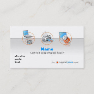 Carte de visite professionnelle de visite experte