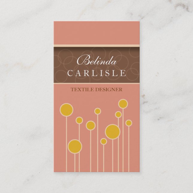 Carte de visite professionnelle de visite simple (Devant)