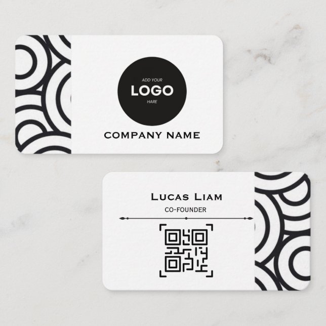 Carte de visite professionnelle d'entreprise avec  (Devant / Derrière)