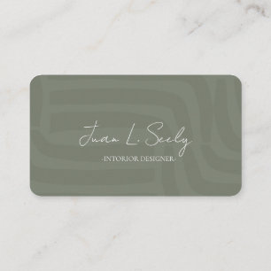 Carte de visite professionnelle élégante