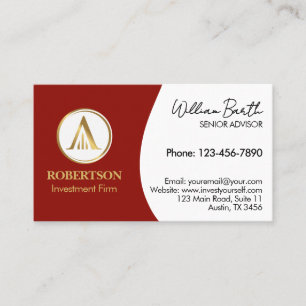 Carte de visite professionnelle élégante avec logo