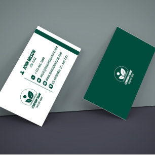 Carte de visite professionnelle élégante minimalis