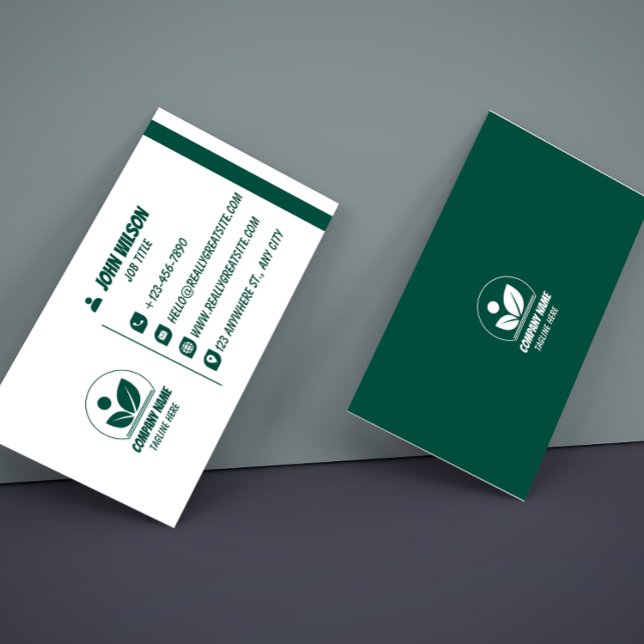 Carte de visite professionnelle élégante minimalis (Créateur téléchargé)