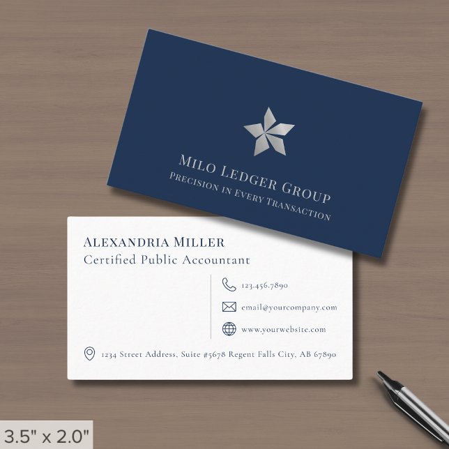Carte de visite professionnelle élégante simple (Créateur téléchargé)