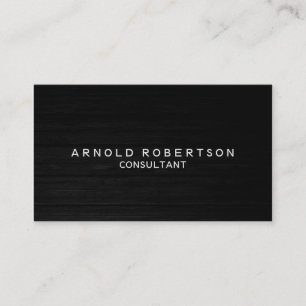 Carte de visite professionnelle en bois blanc simp