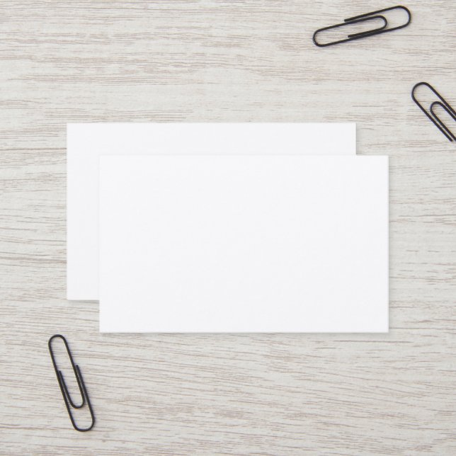 Carte de visite professionnelle en soie premium Oc (Devant/Arrière en situation)