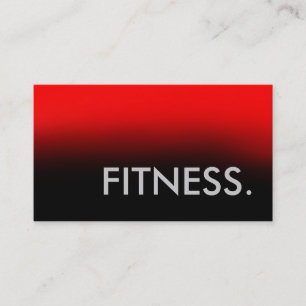 Carte de visite professionnelle Fitness Entraîneur