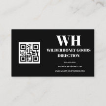 Carte de visite professionnelle grise à monogramme