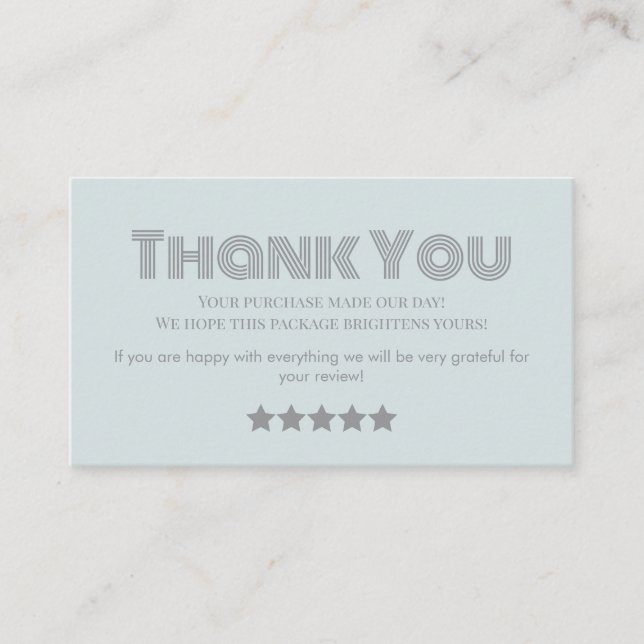 carte de visite professionnelle merci verte faite  (Devant)