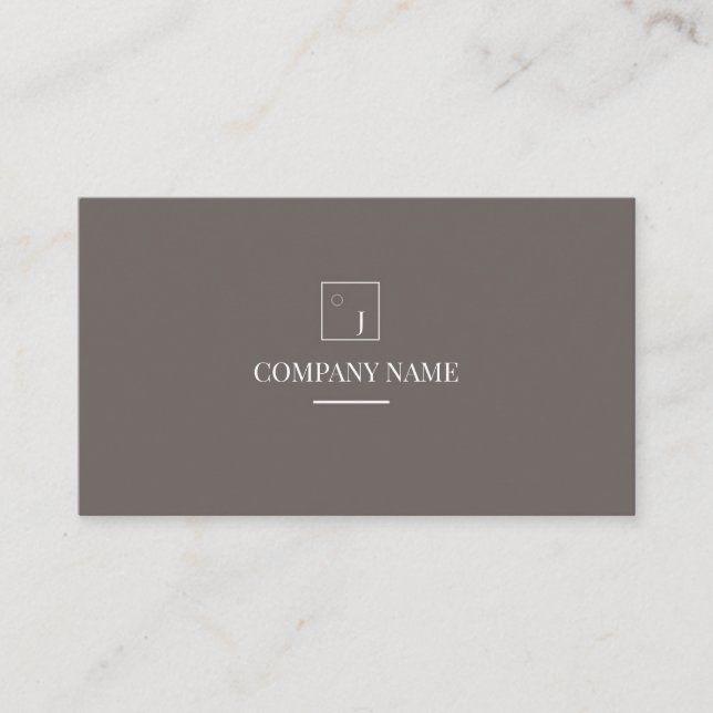 Carte de visite professionnelle minimale (Devant)