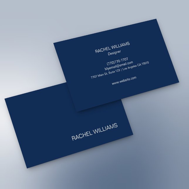Carte de visite professionnelle minimale moderne (Créateur téléchargé)