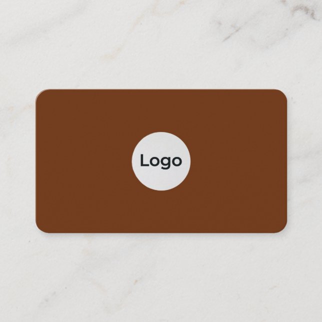 Carte de visite professionnelle minimale moderne (Devant)