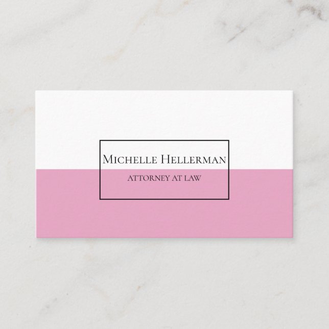 Carte de visite professionnelle minimaliste (Devant)