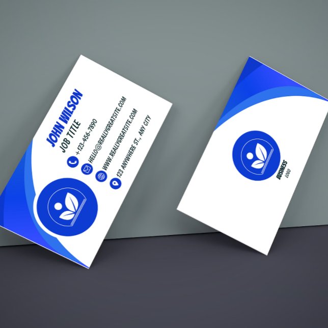 Carte de visite professionnelle minimaliste élégan (Créateur téléchargé)