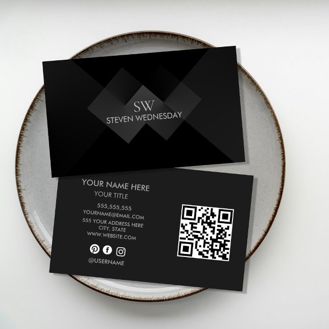 Carte de Visite Professionnelle Minimaliste | Mode (Créateur téléchargé)