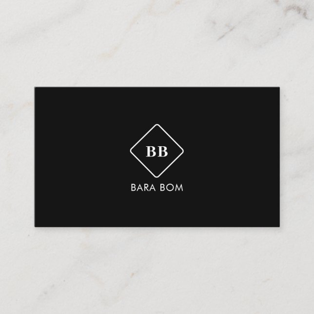 Carte de visite professionnelle minimaliste simple (Devant)