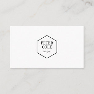 Carte de visite professionnelle minimaliste simple