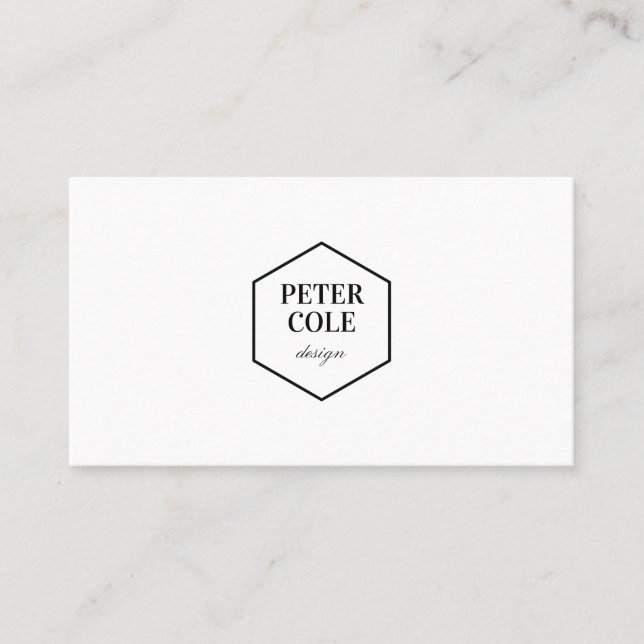 Carte de visite professionnelle minimaliste simple (Devant)