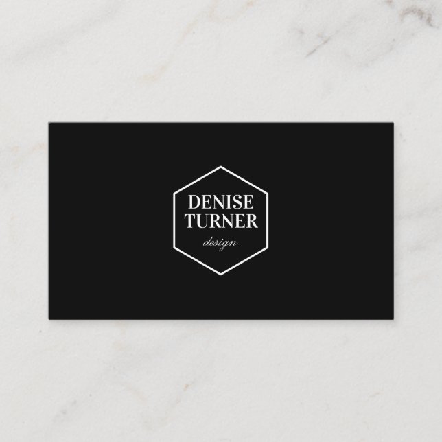 Carte de visite professionnelle minimaliste simple (Devant)