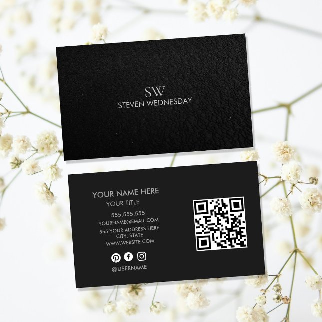 Carte de visite professionnelle moderne | Minimali (Créateur téléchargé)