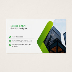 Carte de visite professionnelle moderne minimalist