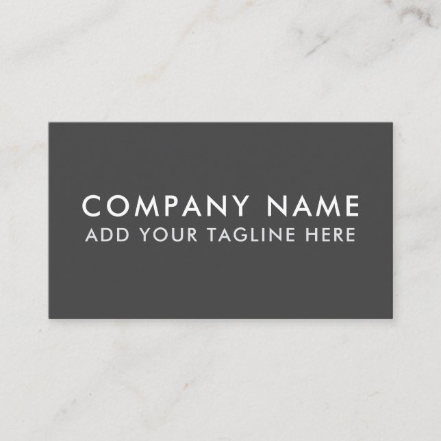 Carte de visite professionnelle moderne minimalist (Devant)