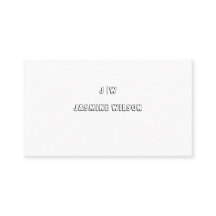 Carte de visite professionnelle moderne personnali