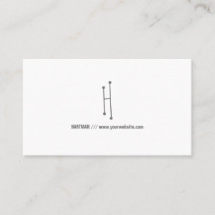 Carte de visite professionnelle moderne simple
