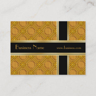 Carte de visite professionnelle noir or embossée 2