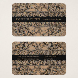 CARTE DE VISITE PROFESSIONNELLE Oceana EN TRICOT C