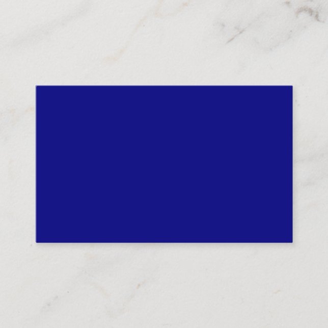 Carte de visite professionnelle Océanie bleu marin (Devant)
