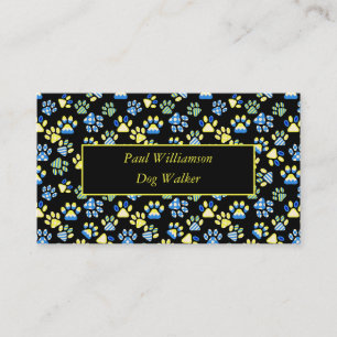 Carte de visite professionnelle Pattes de promeneu