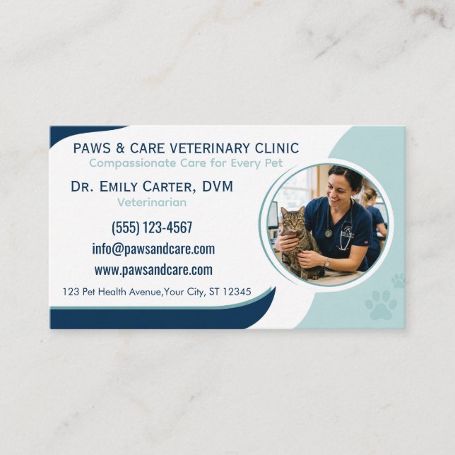 Carte de visite professionnelle personnalisée pour (Devant)