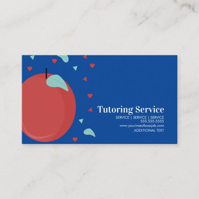 Carte de visite professionnelle pour cours particu (Devant)