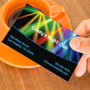Carte de visite professionnelle pour DJ