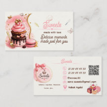 Carte de visite professionnelle pour magasins de s