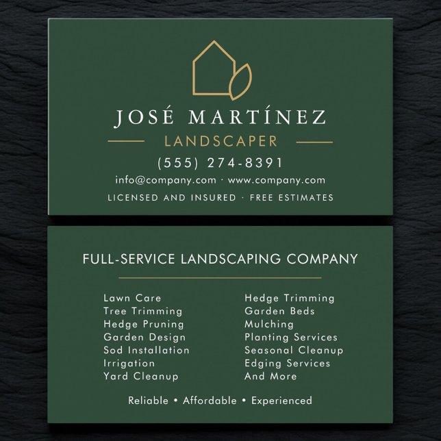 Carte de visite professionnelle pour service de ja (Créateur téléchargé)