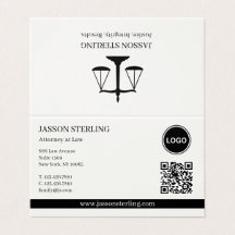 Carte de visite professionnelle Premium Justice
