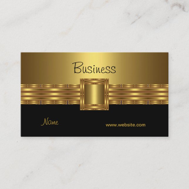 Carte de visite professionnelle Profile Or sur Noi (Devant)
