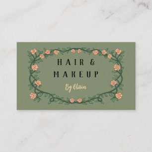 Carte de visite professionnelle Rose Florale Rose