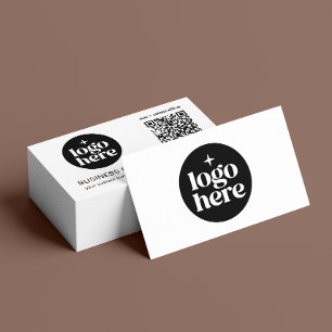 Carte De Visite Professionnels Connectez-vous avec nous Code QR de