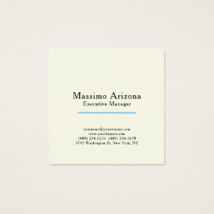 Carte de visite profil minimaliste moderne couleur