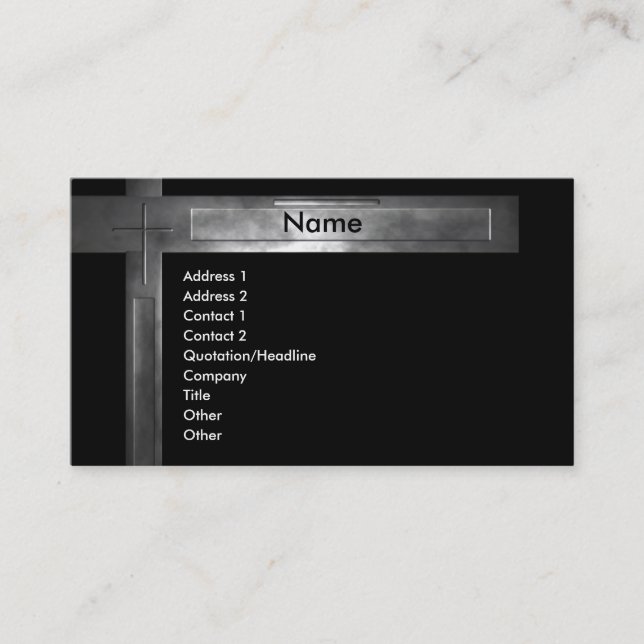 Carte De Visite profile_church (Devant)