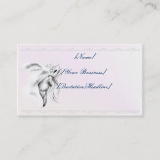 Carte De Visite Profilecard_business_horizonta de tête de cheval