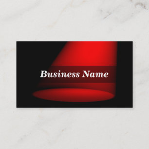 Carte De Visite projecteur 3D (rouge)