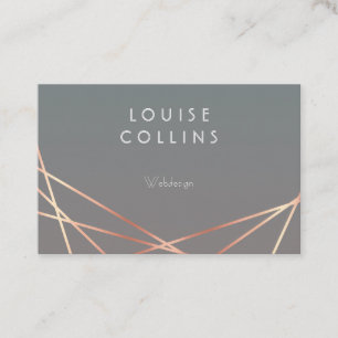 Carte De Visite Projecteur de rosegold de Faux