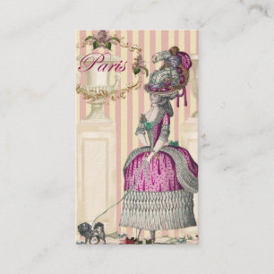 Carte De Visite Promenade matinale sur les Champs-Élysées