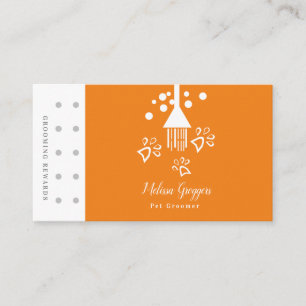Carte De Visite Promesse de logo de patte de promeneur de chien to
